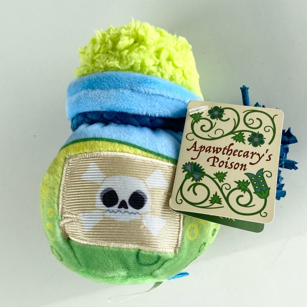 BarkBox Apawthecary’s Poison Crinkle Squeaker Dog Toy from April 2019 - NWT